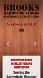Mobile Screenshot of brookswoodfloors.com