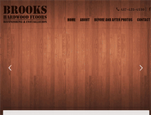 Tablet Screenshot of brookswoodfloors.com